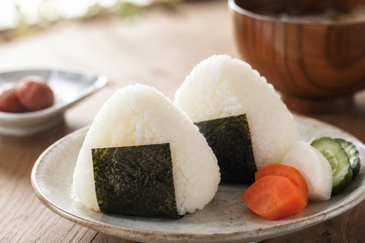 ミルキークイーンで作ったおにぎりとお弁当