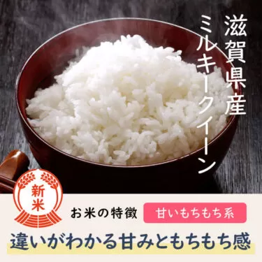新米 滋賀県産ミルキークイーン